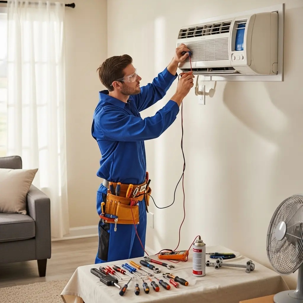 Şereflikoçhisar Eminçelik Eminçelik klima gaz dolumu ve bakım – Enerji verimliliği artırıldı. - Teknik servis örneği